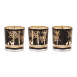 Glass Votive Set Mossy Oak 3 Inch Height Accent Holders for Tabletop Display By Melrose