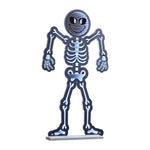 Smiley Skeleton Acrylic Plug In Ekkolight 36 Inch Holiday Accent By Melrose