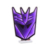 Plug In Hasbro Decepticon Acrylic Ekkolight 15.9 Inch Indoor Decor By Melrose