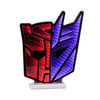 Plug In Hasbro Autobot/Decepticon Acrylic Ekkolight 16.5 Inch Indoor Decor By Melrose