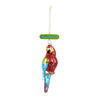 Tropical Glass Parrot Accent Ornaments
