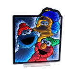 Winter Acrylic Plug-In Light Featuring Elmo and Friends 25" by Melrose