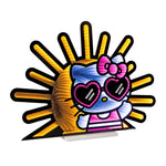Hello Kitty Sunshine Ekkolight 24.5" H Acrylic LED Infinity Light for Bedroom by Melrose