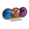 Smiley Trio Decorative Accent Light – Acrylic LED – 6" H – Melrose