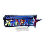 Light Up Tabletop Decor 6" H G I Joe Hero Acrylic LED Display for Game Room by Melrose