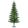 8' Shawnee Fir Artificial Christmas Tree, Warm White LED Dura-lit Lights