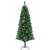 6.5' Artificial Christmas Tree, 300 Warm White LED Dura-lit Lights