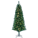 6.5' Artificial Christmas Tree, 300 Warm White LED Dura-lit Lights