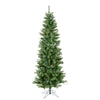 7.5' Salem Pencil Pine Christmas Tree, 400 Colored LED Dura-lit Lights