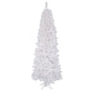 4.5' Pencil Pine Christmas Tree, colored Dura-lit Incandescent Lights