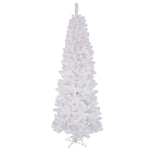 4.5' Pencil Pine Christmas Tree, colored Dura-lit Incandescent Lights