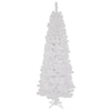 7.5' Pencil Pine Christmas Tree, Clear Dura-lit Incandescent Lights