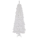 7.5' Pencil Pine Christmas Tree, Clear Dura-lit Incandescent Lights