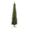 6.5' Durham Pole Pine Artificial Christmas Tree Colored LED Dura-lit Lights