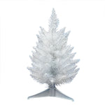 Vickerman 18" Sparkle White Spruce Artificial Christmas Tree Unlit