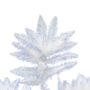 Vickerman 3.5' Sparkle White Spruce Artificial Christmas Tree Unlit