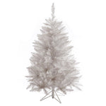 Vickerman 3.5' Sparkle White Spruce Artificial Christmas Tree Unlit