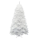 Vickerman 7.5' Sparkle White Spruce Artificial Christmas Tree Unlit