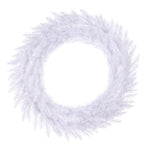 Vickerman A104247 48" Sparkle White Spruce Artificial Christmas Wreath Unlit