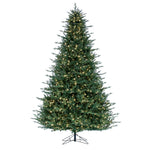 9.5' Itasca Fraser Artificial Christmas Tree with Warm White LED Dura-lit Lights