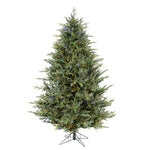 Vickerman A110392LED 12' Itasca Fraser Faux Christmas Tree Multi-Colored LED Lights