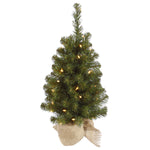 Vickerman A116031 30" Felton Pine Artificial Christmas Tree Clear Lights