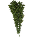Vickerman A117425 6' American Upside Down Artificial Christmas Half Tree Unlit