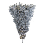 Vickerman A117636LED 6' Silver Upside Down Artificial Christmas Tree Warm White Dura-Lit Led Lights