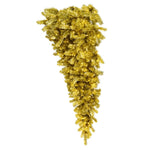 Vickerman A117726LED 6' Champagne Upside Down Artificial Christmas Half Tree Warm White Dura-Lit Led Lights