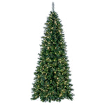 6.5' Cashmere Slim Artificial Christmas Tree Warm White Dura-Lit® LED Lights