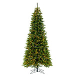 9.5' Cashmere Slim Artificial Christmas Tree Warm White Dura-Lit® LED Lights