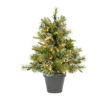 Vickerman A118225LED 24" Cashmere Pine Artificial Christmas Tree Warm White Dura-Lit Led Lights