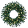 Vickerman A118337LED 36" Cashmere Artificial Christmas Wreath with Warm White Dura-lit LED Lights