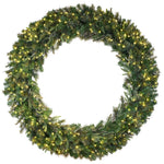 Vickerman A118396LED 120" Cashmere Artificial Christmas Wreath Warm White Dura-lit LED Lights