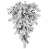 Vickerman A128208LED 36" Snow Ridge Artificial Christmas Teardrop Pure White Led Lights