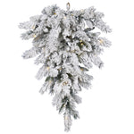 Vickerman A128208LED 36" Snow Ridge Artificial Christmas Teardrop Pure White Led Lights