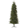 Vickerman A145967LED 6.5' Carolina Pencil Spruce Artificial Christmas Tree Multi-Colored Dura-LitLed Lights