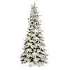 Vickerman A146885 9' Medium Flocked Kodiak Spruce Artificial Christmas Tree Unlit