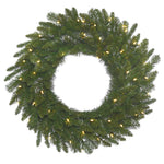 Vickerman A154331LED 30" Durango Spruce Artificial Christmas Wreath Warm White Dura-Lit Led Lights