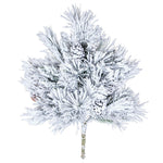 Vickerman A155304 30" Flocked Alberta Artificial Christmas Spray