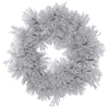Vickerman A155336 36" Flocked Alberta Artificial Christmas Wreath Unlit