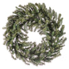 Vickerman A164343 42" Colorado Spruce Artificial Christmas Wreath Clear Dura-lit Incandescent Lights