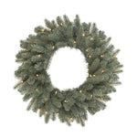 Vickerman A164837 36" Colorado Blue Spruce Artificial Christmas Wreath Clear Dura-lit Incandescent Lights