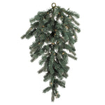 Vickerman A164907 36" X 16" Colorado Blue Spruce Artificial Christmas Teardrop Clear Dura-Lit Incandescent Lights