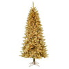 Vickerman A193246LED 4.5' X 32" Gold Fir Artificial Christmas Pencil Tree Warm White Dura-Lit Led Lights