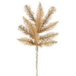 Vickerman A193303-6 18" Gold Fir Artificial Christmas Spray. Includes 6 Sprays Per Pack.