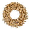Vickerman A193337LED 36" Gold Fir Artificial Christmas Wreath with Warm White Dura-lit LED Lights