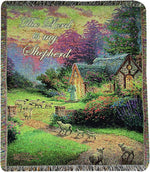 Cozy Cotton Throw GOOD SHEPHERD’S COTTAGE – 50x60 Inch by Manual Woodworkers