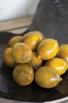 Set of 12 Wooden Lemons – Handcrafted Rustic Bowl Fillers