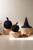 Kalalou Painted Twig Witch Hat – Black Halloween Decor